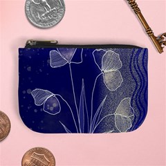 Flower Nature Abstract Art Mini Coin Purse