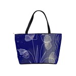 Flower Nature Abstract Art Classic Shoulder Handbag Back