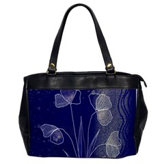 Flower Nature Abstract Art Oversize Office Handbag