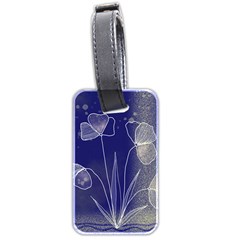 Flower Nature Abstract Art Luggage Tag (two Sides)