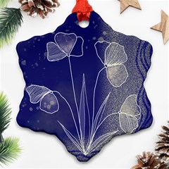 Flower Nature Abstract Art Ornament (snowflake)