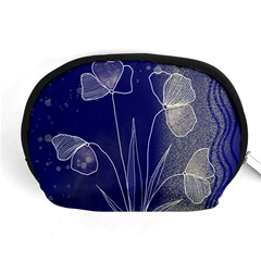 Flower Nature Abstract Art Accessory Pouch (medium)