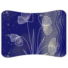 Flower Nature Abstract Art Velour Seat Head Rest Cushion by Maspions