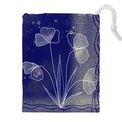 Flower Nature Abstract Art Drawstring Pouch (4xl)