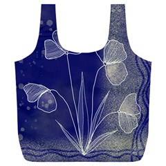 Flower Nature Abstract Art Full Print Recycle Bag (xxxl)