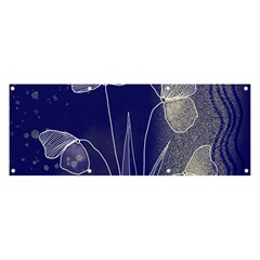 Flower Nature Abstract Art Banner And Sign 8  X 3 