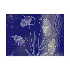 Flower Nature Abstract Art Crystal Sticker (a4)