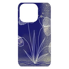 Flower Nature Abstract Art Iphone 14 Pro Black Uv Print Case