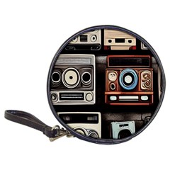 Retro Cameras Old Vintage Antique Technology Wallpaper Retrospective Classic 20-cd Wallets by Grandong