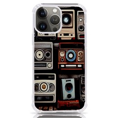 Retro Cameras Old Vintage Antique Technology Wallpaper Retrospective Iphone 13 Pro Max Tpu Uv Print Case by Grandong