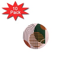 Line Forms Art Drawing Background 1  Mini Magnet (10 Pack) 