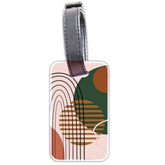 Line Forms Art Drawing Background Luggage Tag (two Sides)