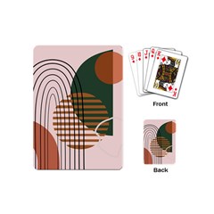 Line Forms Art Drawing Background Playing Cards Single Design (mini)