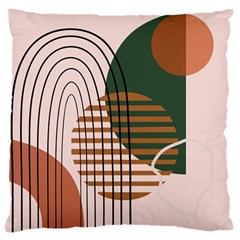 Line Forms Art Drawing Background Large Cushion Case (two Sides)