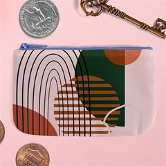 Line Forms Art Drawing Background Large Coin Purse