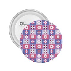 Flower Art Pattern Geometric 2 25  Buttons