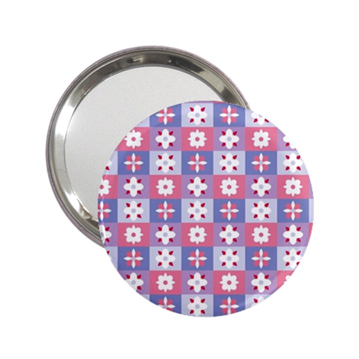 Flower Art Pattern Geometric 2.25  Handbag Mirrors