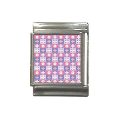 Flower Art Pattern Geometric Italian Charm (13mm) by Maspions