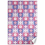 Flower Art Pattern Geometric Canvas 24  x 36  23.35 x34.74  Canvas - 1