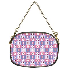 Flower Art Pattern Geometric Chain Purse (two Sides)