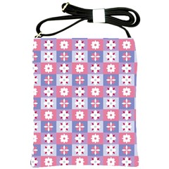 Flower Art Pattern Geometric Shoulder Sling Bag