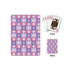 Flower Art Pattern Geometric Playing Cards Single Design (mini) by Maspions