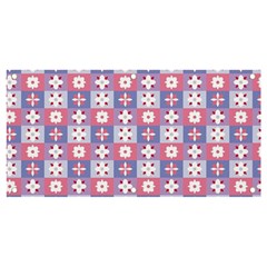 Flower Art Pattern Geometric Banner And Sign 4  X 2  by Maspions