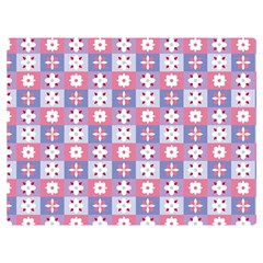 Flower Art Pattern Geometric Two Sides Premium Plush Fleece Blanket (baby Size) by Maspions