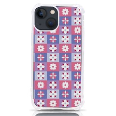 Flower Art Pattern Geometric Iphone 13 Mini Tpu Uv Print Case by Maspions