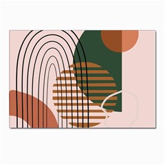 Line Forms Art Drawing Background Postcards 5  X 7  (pkg Of 10)