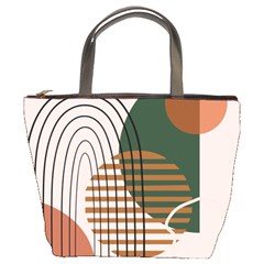 Line Forms Art Drawing Background Bucket Bag