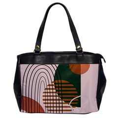 Line Forms Art Drawing Background Oversize Office Handbag