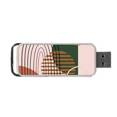 Line Forms Art Drawing Background Portable Usb Flash (one Side)