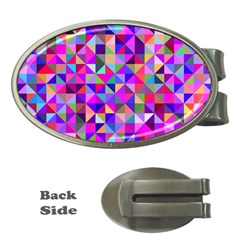 Floor Colorful Triangle Money Clips (oval)  by Maspions