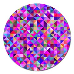 Floor Colorful Triangle Magnet 5  (round)