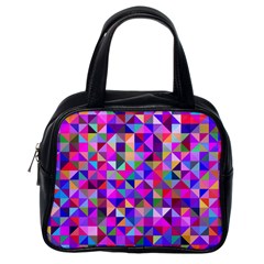 Floor Colorful Triangle Classic Handbag (one Side)