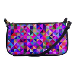 Floor Colorful Triangle Shoulder Clutch Bag by Maspions