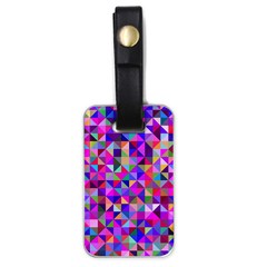 Floor Colorful Triangle Luggage Tag (one Side)