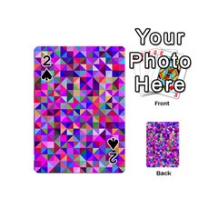 Floor Colorful Triangle Playing Cards 54 Designs (mini)