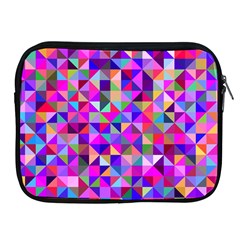 Floor Colorful Triangle Apple Ipad 2/3/4 Zipper Cases