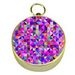 Floor Colorful Triangle Gold Compasses