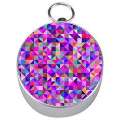 Floor Colorful Triangle Silver Compasses by Maspions