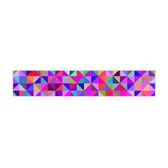 Floor Colorful Triangle Premium Plush Fleece Scarf (mini)