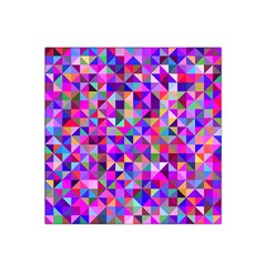 Floor Colorful Triangle Satin Bandana Scarf 22  X 22 