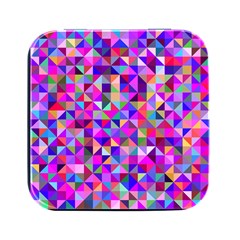 Floor Colorful Triangle Square Metal Box (black)