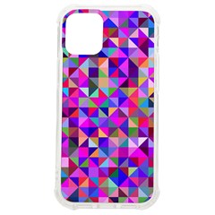 Floor Colorful Triangle Iphone 12 Mini Tpu Uv Print Case	