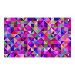 Floor Colorful Triangle Banner And Sign 5  X 3 