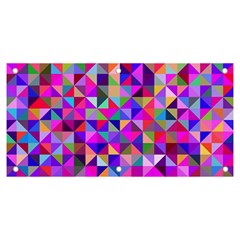 Floor Colorful Triangle Banner And Sign 6  X 3 