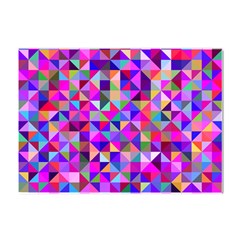 Floor Colorful Triangle Crystal Sticker (a4) by Maspions