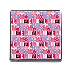 Scandinavian Abstract Pattern Memory Card Reader (square 5 Slot)